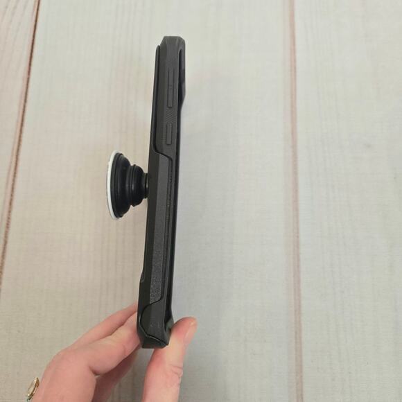 OtterBox Commuter Series Samsung Galaxy S10 Phone Case Black & Mushroom Pop - Picture 7 of 8